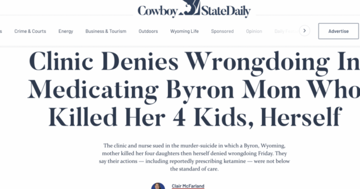 AbleChild’s Pioneering Transparency in Psychiatric Drug Autopsy Testing Featured in Wyoming Media