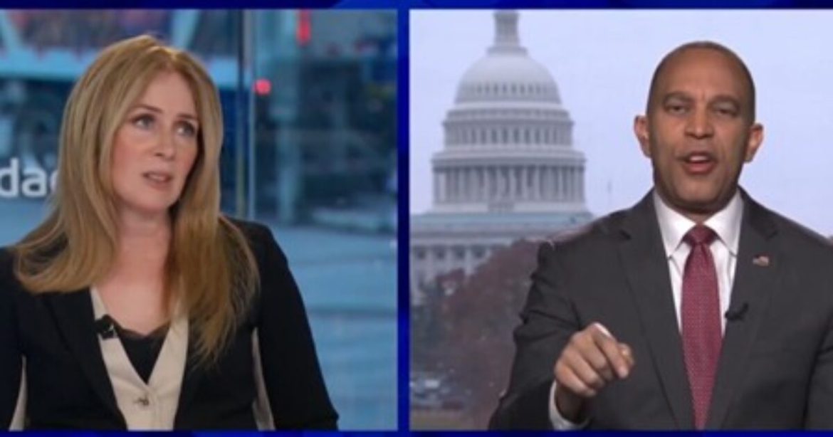 “That’s a Ridiculous Assertion…Shame on You for Saying That!” – Hakeem Jeffries SNAPS When CNBC Anchor Blows Up His Asinine Talking Points With an Astute Observation (VIDEO)