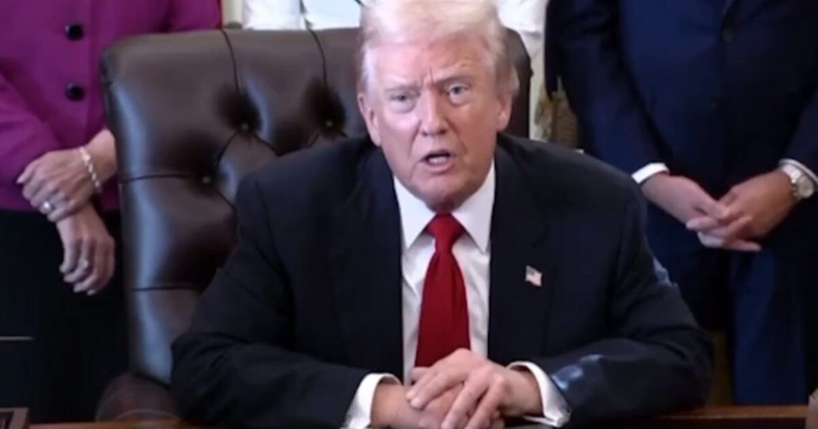 WATCH: Trump LIGHTS UP Pelosi During Oval Office Press Conference – “I Think She’s an Evil Woman. I’m Glad She’s Retiring”