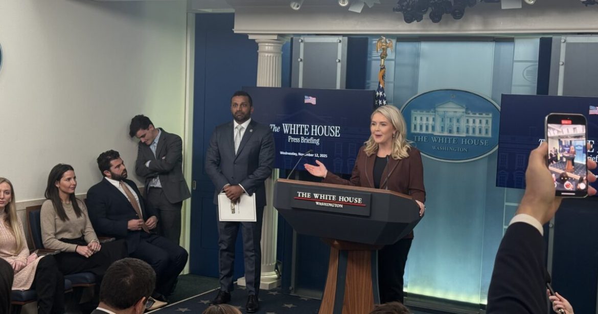WATCH LIVE: White House Press Briefing as House Plans to Vote on Government Funding Package – UPDATE: FBI Director Kash Patel Joins Briefing