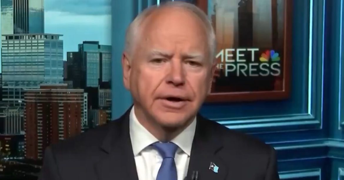 LOL! “Seriously Retarded” Governor Tim Walz Says Being Called a Retard by Trump is a “Badge of Honor” (VIDEO)