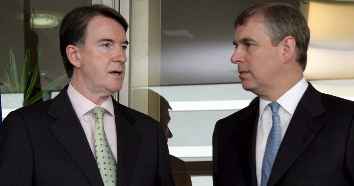 Email Released by House Oversight Committee Shows Jeffrey Epstein Saying Lord Peter Mandelson Was Right To Tell Him ‘To Stay Away From (Former Prince) Andrew’