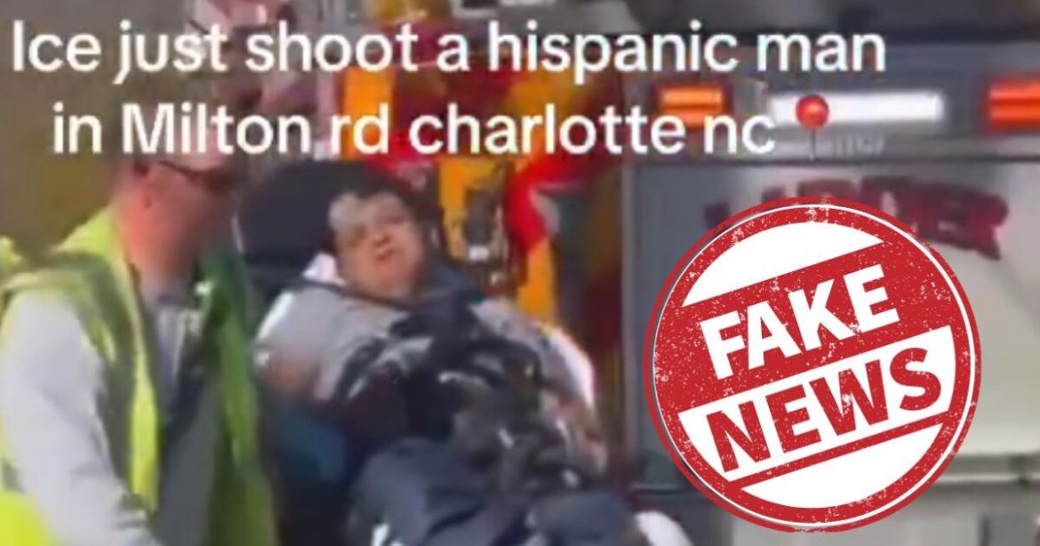 Viral Claim That ICE ‘Shot a Hispanic Man’ in Charlotte Debunked, Turns Out Illegal Alien Criminal Tried to Escape and Was Arrested INSIDE HOSPITAL CEILING (VIDEO)