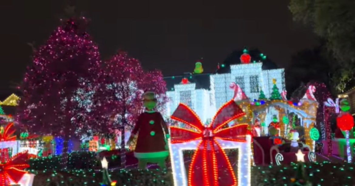 Video: This Dad’s Christmas Light Display Is So Huge It Cost $25,000 in Traffic Control Alone