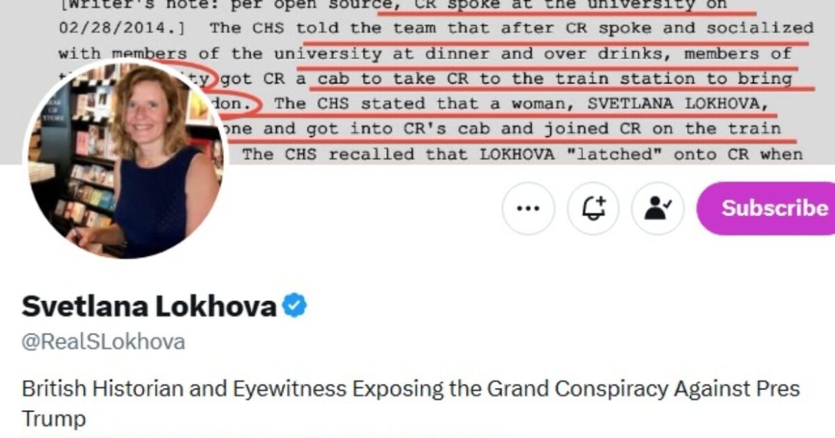 Svetlana Lokhova Obtains Her Breaking Information on the Deep State from This Man
