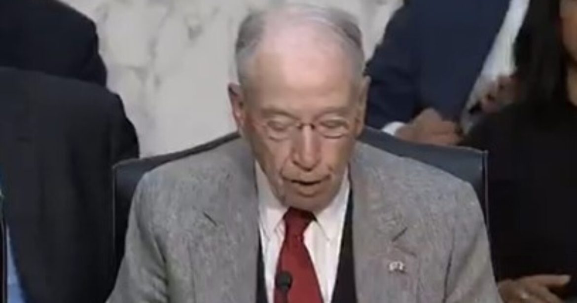 Grassley Responds to Trump Criticism Over ‘Blue Slip’ Agreement Stonewalling US Attorney Confirmations, Blames Noem