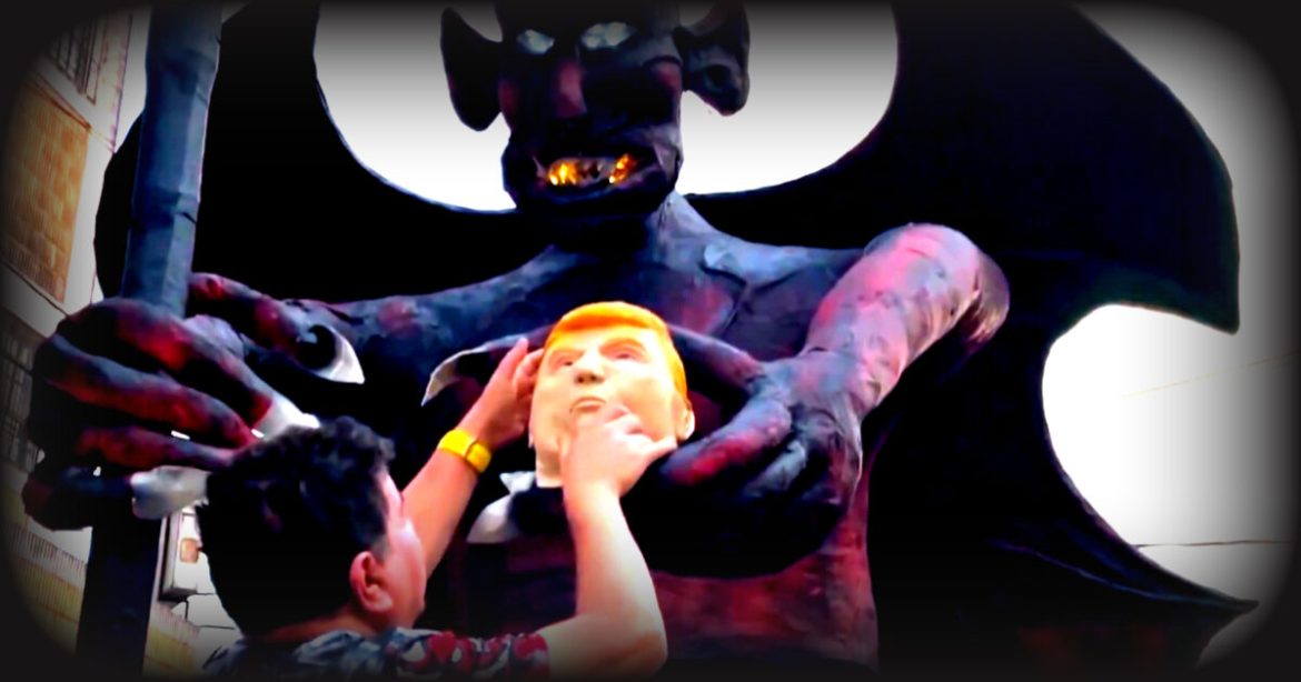 WATCH: Guatemala’s ‘Devil-Burning’ Ritual Turns Into Political Protest as Trump Effigy Is Set on Fire