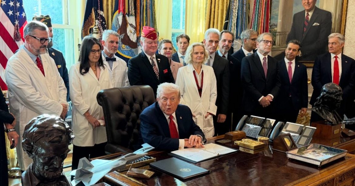 WATCH: President Trump Signs Executive Order Reclassifying Marijuana