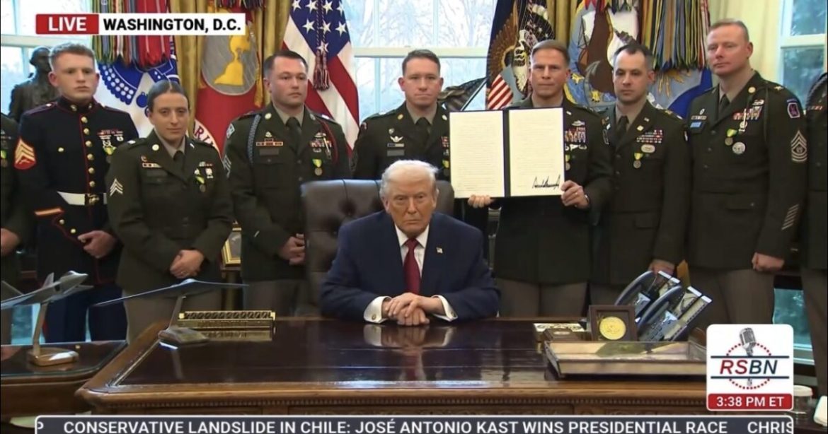 JUST IN: Trump Signs Executive Order to Designate Fentanyl as a Weapon of Mass Destruction as Offensive Against Venezuelan Narcotraffickers Escalates (VIDEO)