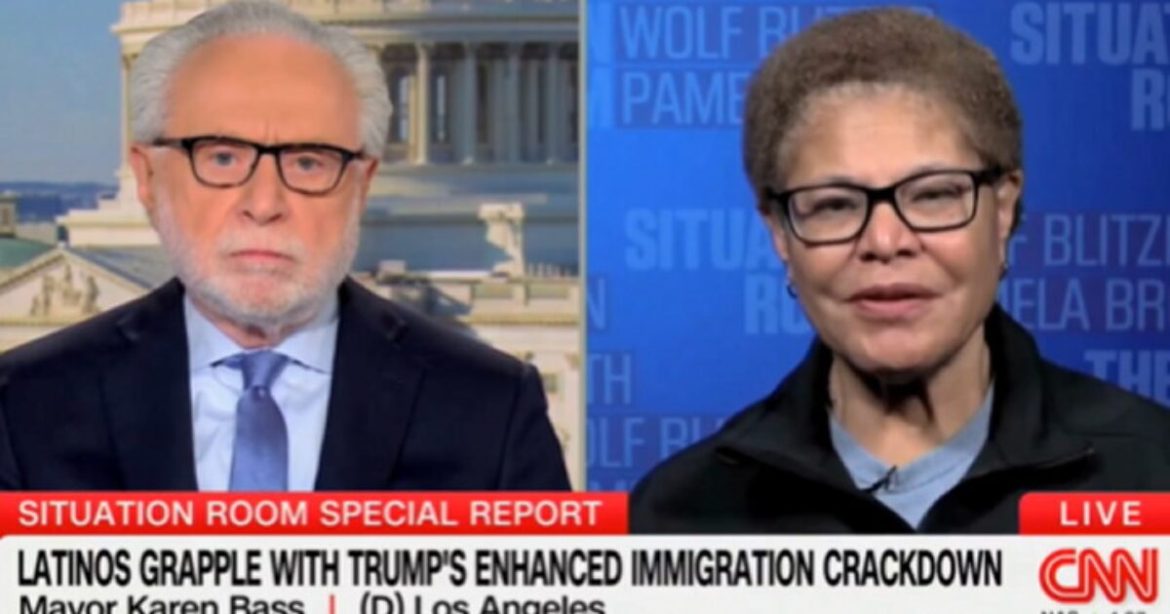 Los Angeles Mayor Karen Bass Says it’s ‘Sad’ That Latino Americans Are Joining ICE (VIDEO)