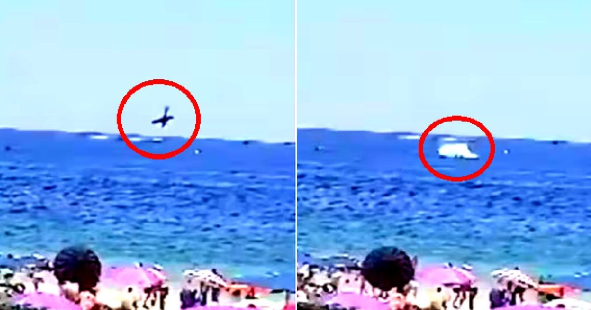 SHOCK VIDEO: Small Plane Pulling Advertising Banner Crashes Into Sea in Rio’s Copacabana Beach
