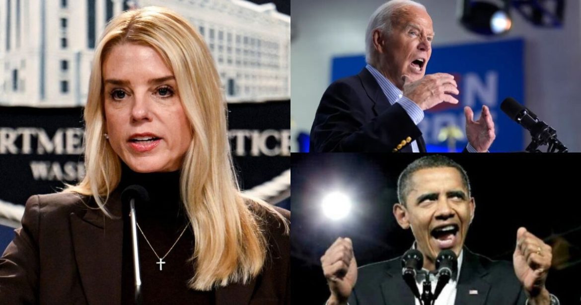 Attorney General Pam Bondi Directs DOJ to Investigate Obama-Biden Era ‘Lawfare’ as Ongoing Criminal Conspiracy