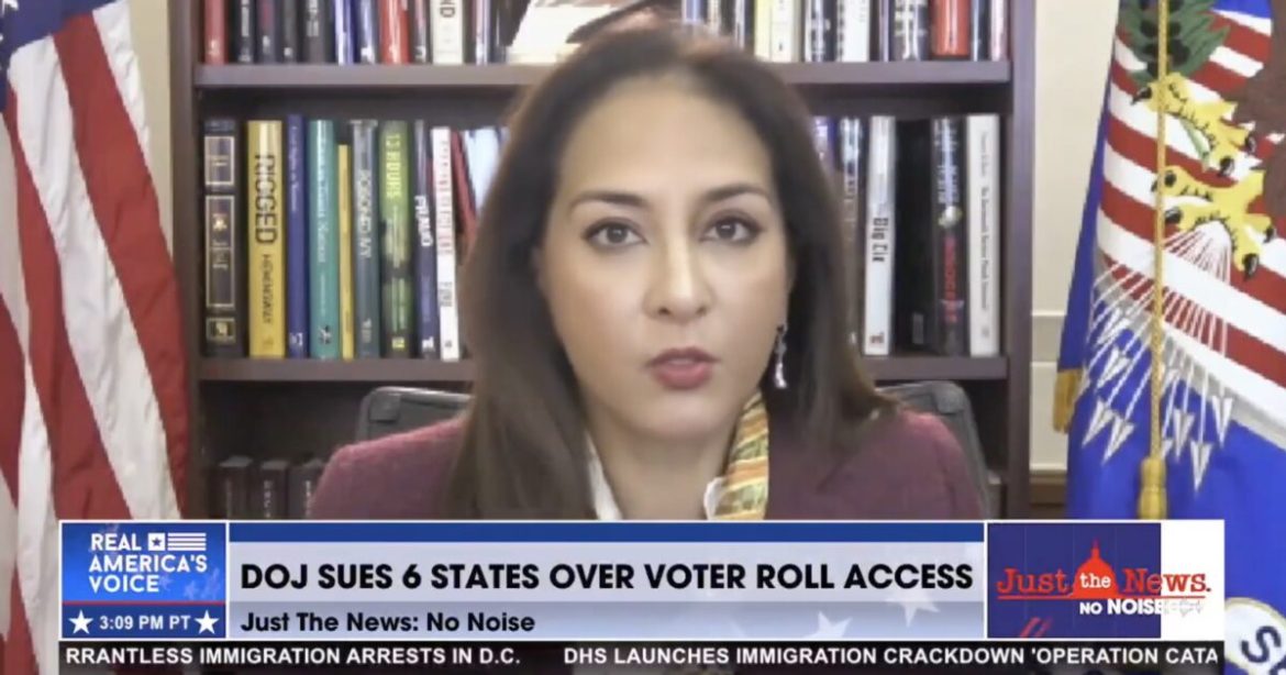 DOJ Sues SIX More States for Withholding Voter Rolls — 14 States Now Targeted as Bondi and Dhillon Launch Aggressive Nationwide Crackdown