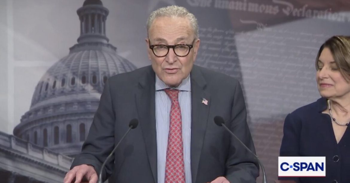 Schumer Erupts After Senate Blocks Democrat Bill to Extend Expiring Obamacare Subsidies —  Desperately Blames Republicans for the Disaster Democrats Created