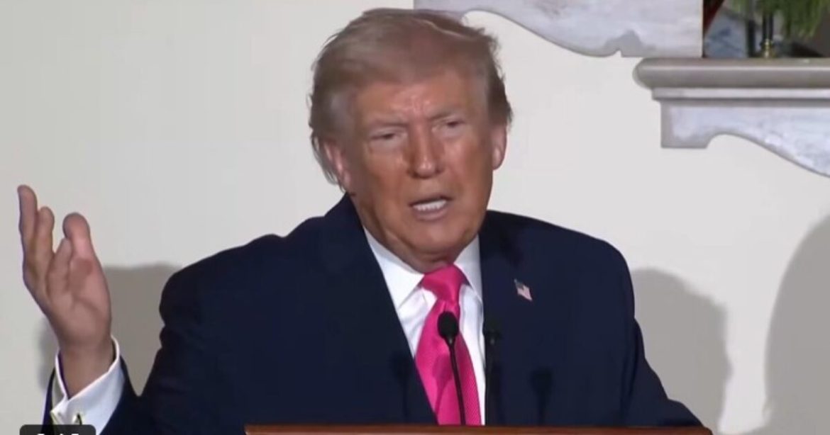 President Trump Drops a Bomb: “The Election Was Rigged in 2020. We Have All the Ammunition… It’s Coming Out in Truckloads” (Video)