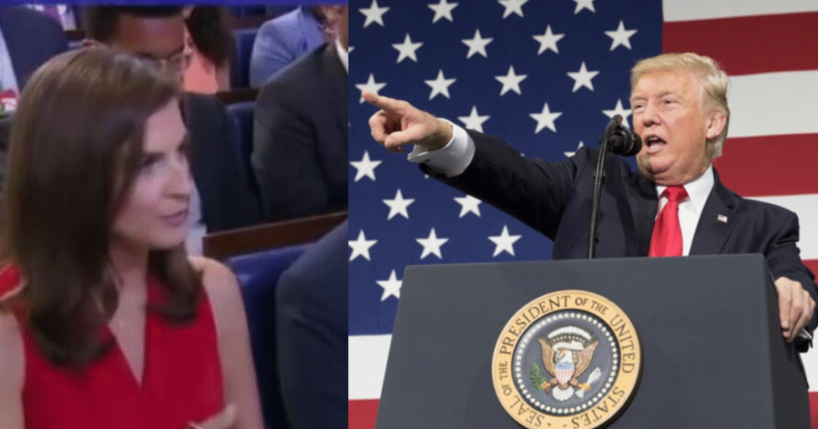 Trump SLAMS “Stupid and Nasty” Caitlin Collins, Says “FAKE NEWS CNN, and the Guy who Runs the Whole Corrupt Operation that Owns it, is One of the Worst in the Business”