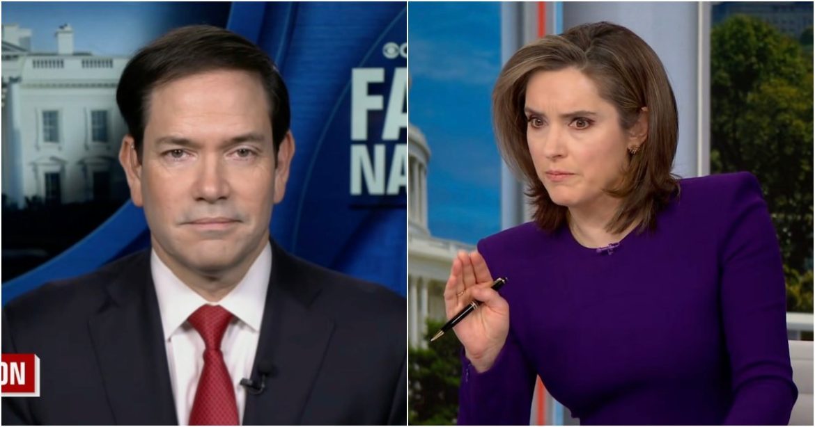 “I Don’t Know Why That’s Confusing to You” — Marco Rubio TORCHES CBS’ Margaret Brennan After She Melts Down Over Maduro Raid Not Arresting ‘Every Narco Terrorist’