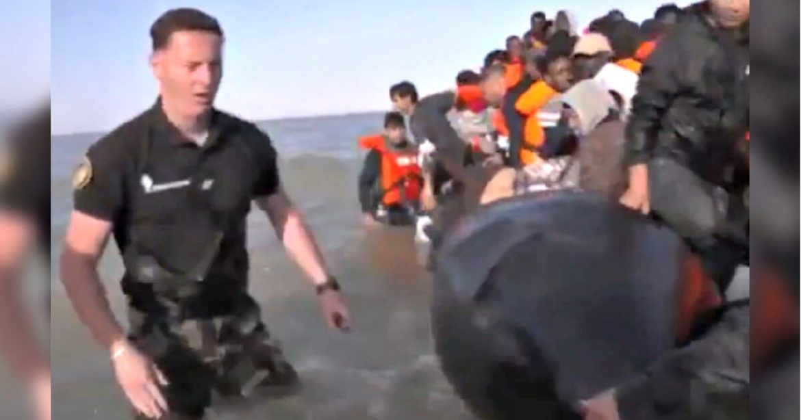 British Citizens Head to France and Slash Illegal Migrants’ Rubber Boats To Prevent Them From Crossing the Channel – So French Police Move To Arrest THEM, Not the Illegals (VIDEOS)