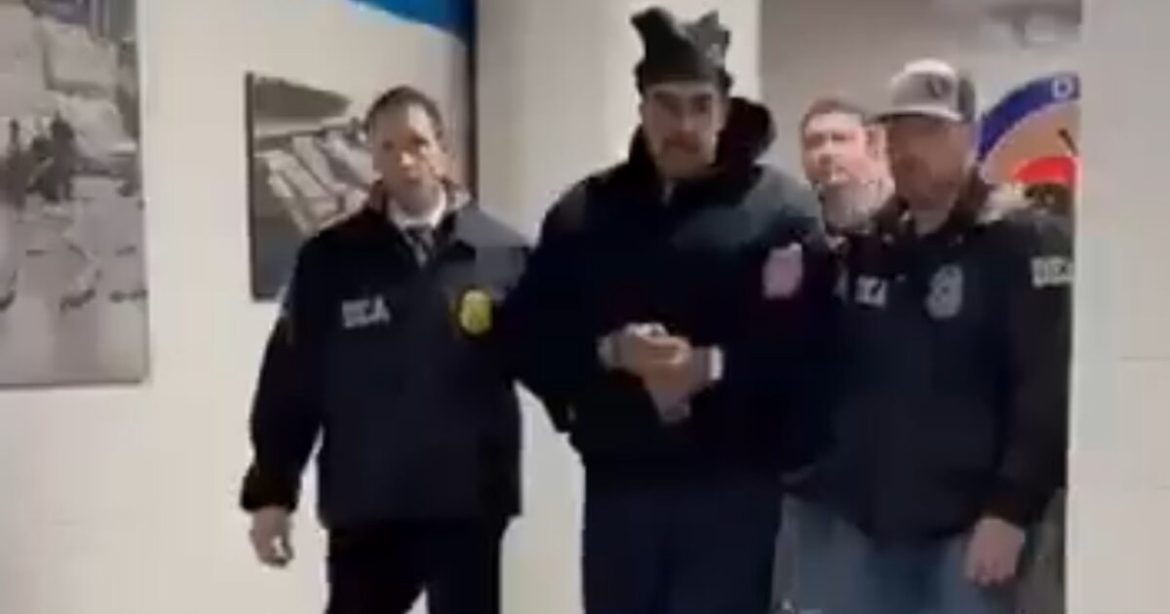WATCH: Maduro Speaks as He’s Perp Walked Through DEA Headquarters in New York