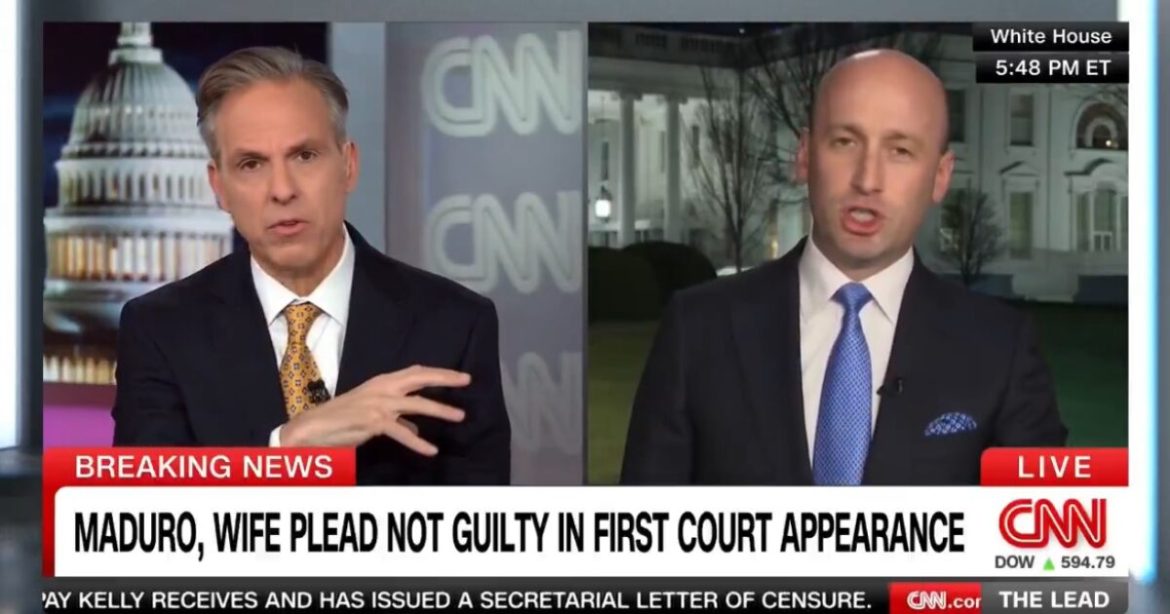 FIREWORKS! Stephen Miller Buries Jake Tapper Over US Military Operation in Venezuela (VIDEO)