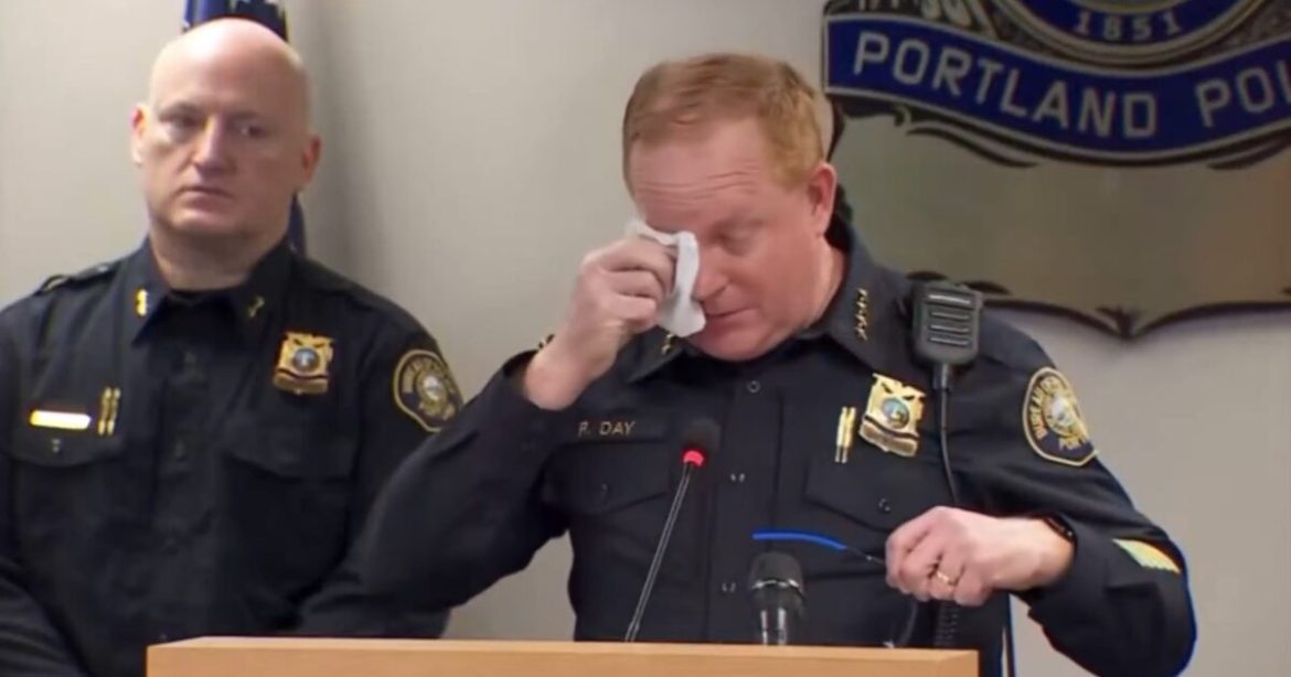 Far-Left Portland Police Chief CRIES Over Two Tren de Aragua Gang Members Who Were Shot After They Tried to Run Over Border Patrol Agents (VIDEO)