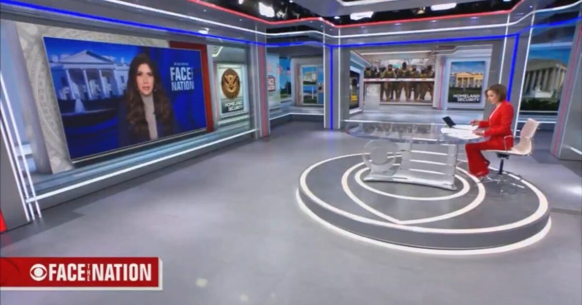 Kristi Noem Blasts CBS’s Margaret Brennan For Repeating Doxxed ICE Agent’s Name on Live TV (VIDEO)