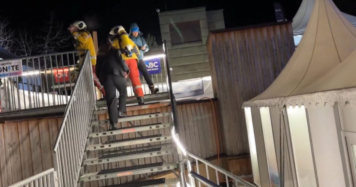 Main Venue at Davos Conference Evacuated After Fire Breaks Out (VIDEO)