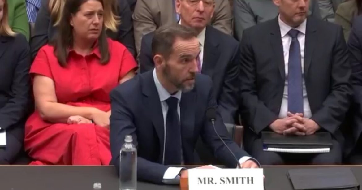 A Stuttering Jack Smith Says He Can’t Remember Who Swore Him In as Special Counsel (VIDEO)