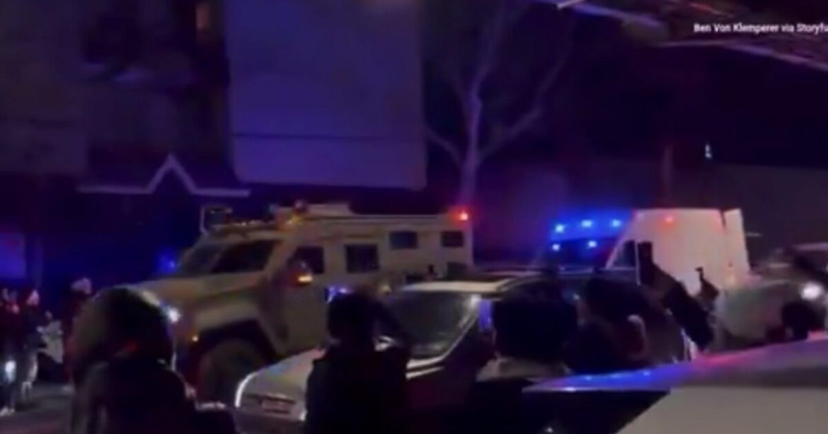 WATCH: Maduro Flown Past Statue of Liberty En Route to Brooklyn, Police Convoy Seen Moving Through Chaos Outside Brooklyn Detention Center Where Maduro is in Jail