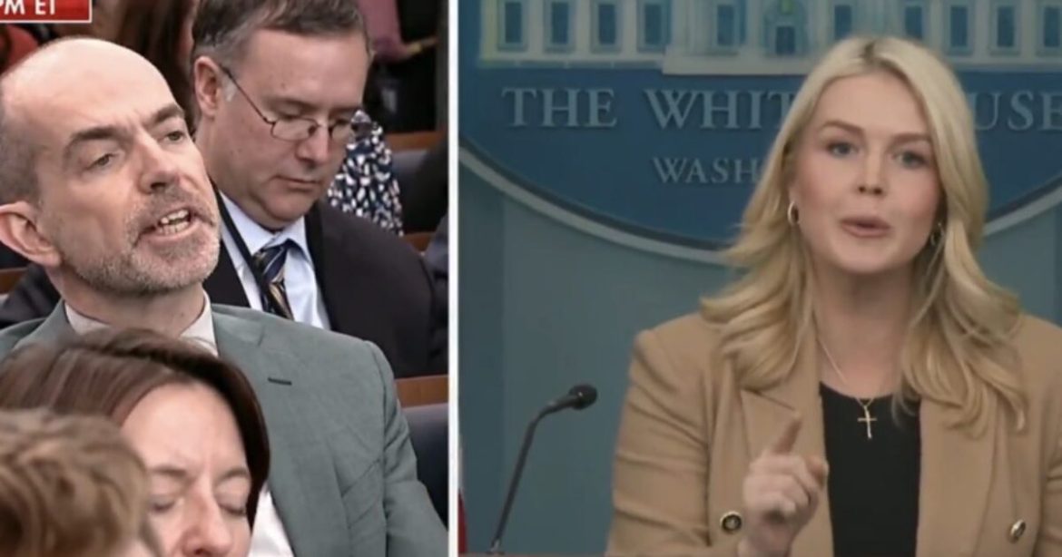 WATCH: “YOU’RE A LEFT-WING HACK” – Karoline Leavitt UNLOADS on Reporter for Accusing ICE Agent of “Recklessly” and “Unjustifiably” Killing Renee Good