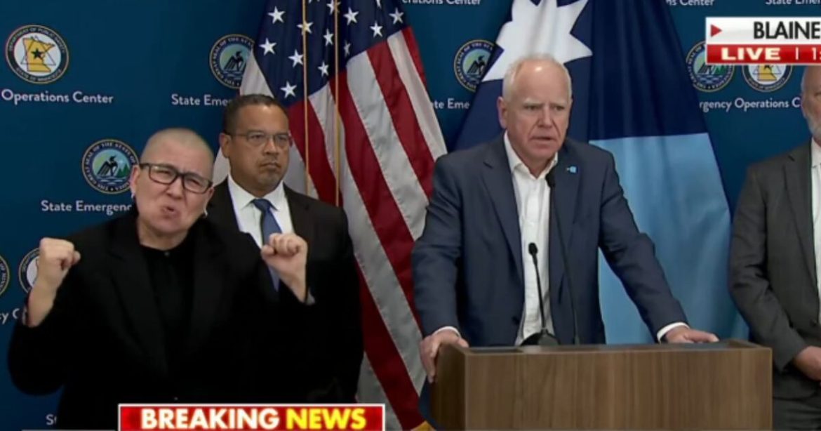 WATCH: Pathetic Minnesota Governor Tim Walz Begs Trump Voters to Side with the Left Against ICE