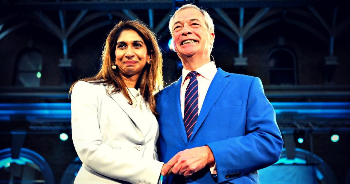 UNITED RIGHT: Conservative Firebrand, Former Home Secretary Suella Braverman Defects From Tories and Joins Nigel Farage’s Reform UK