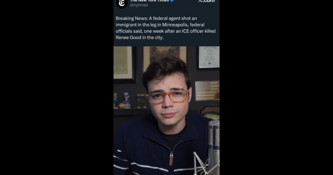 Victor Reacts: This Is Why No One Trusts Legacy Media, NYT Posts HORRIBLE Headline For ICE Involved Shooting (VIDEO)