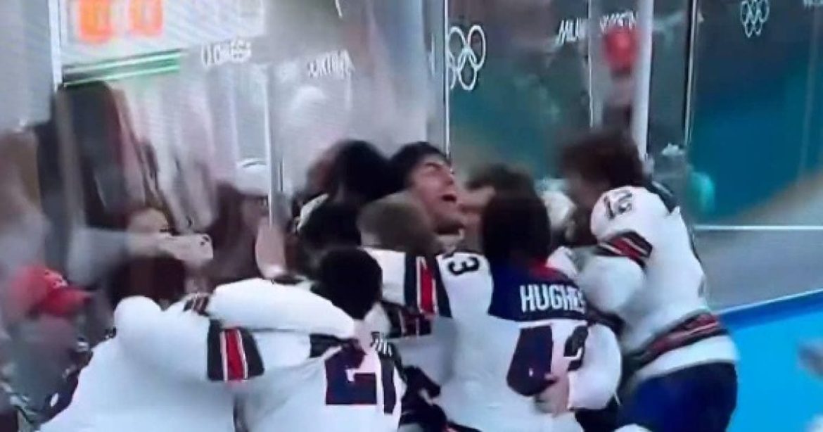 US MENS HOCKEY WINS GOLD IN MILAN FOR AMERICA