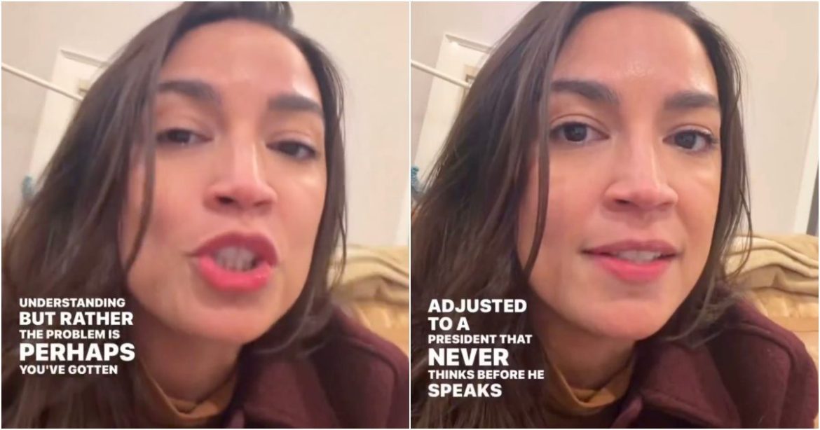 AOC Has Emotional Meltdown on Camera, Appears to Hold Back Tears, Blames Trump and Critics for Her Foreign Policy Disasters