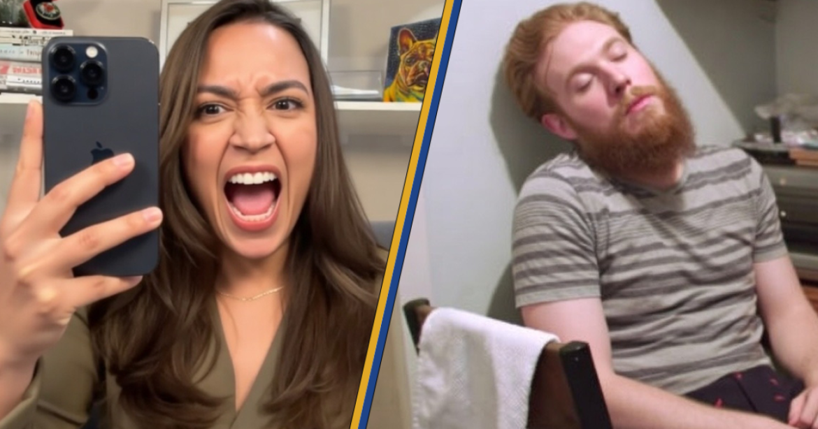 AOC Crashes Out On IG While Fiancé Snores Through It All | Drew Hernandez
