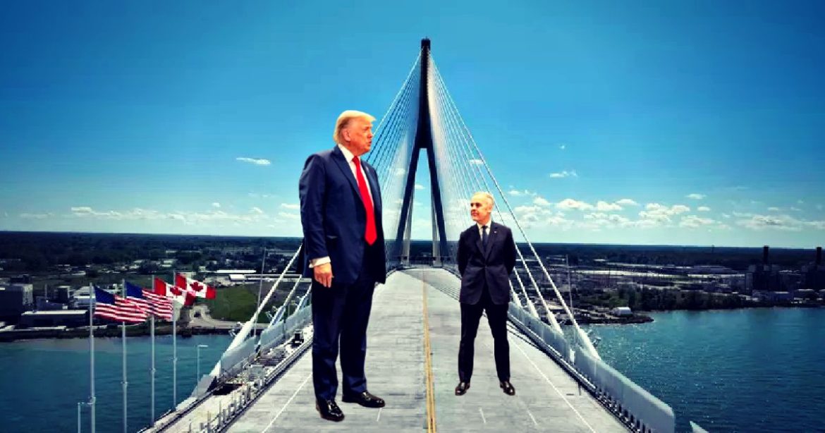 BRIDGE OVER TROUBLED WATER: PM Carney Reacts After Trump Vows To Block the Opening of New Bridge Between Canada and the US