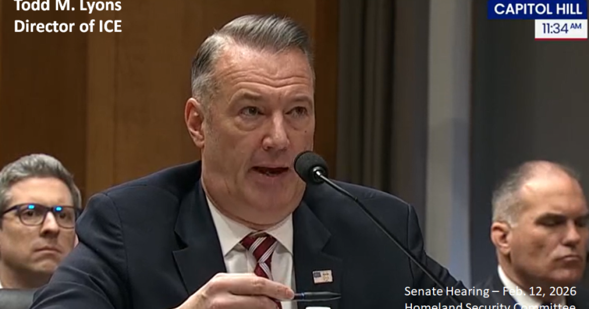 Cartels Doxx ICE Director Todd Lyons — Post Home Floorplans, Video of Wife Walking to Work in Chilling Threat Campaign