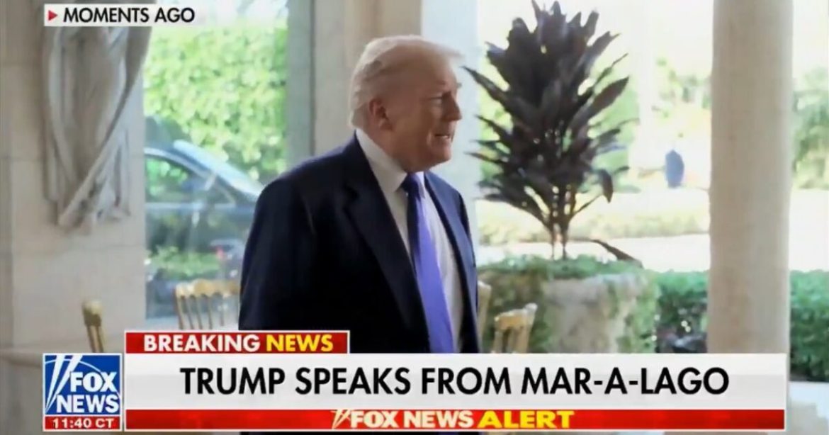 President Trump Arrives at Mar-a-Lago to Attend Wedding of Longest-Serving Advisor Dan Scavino (VIDEO)