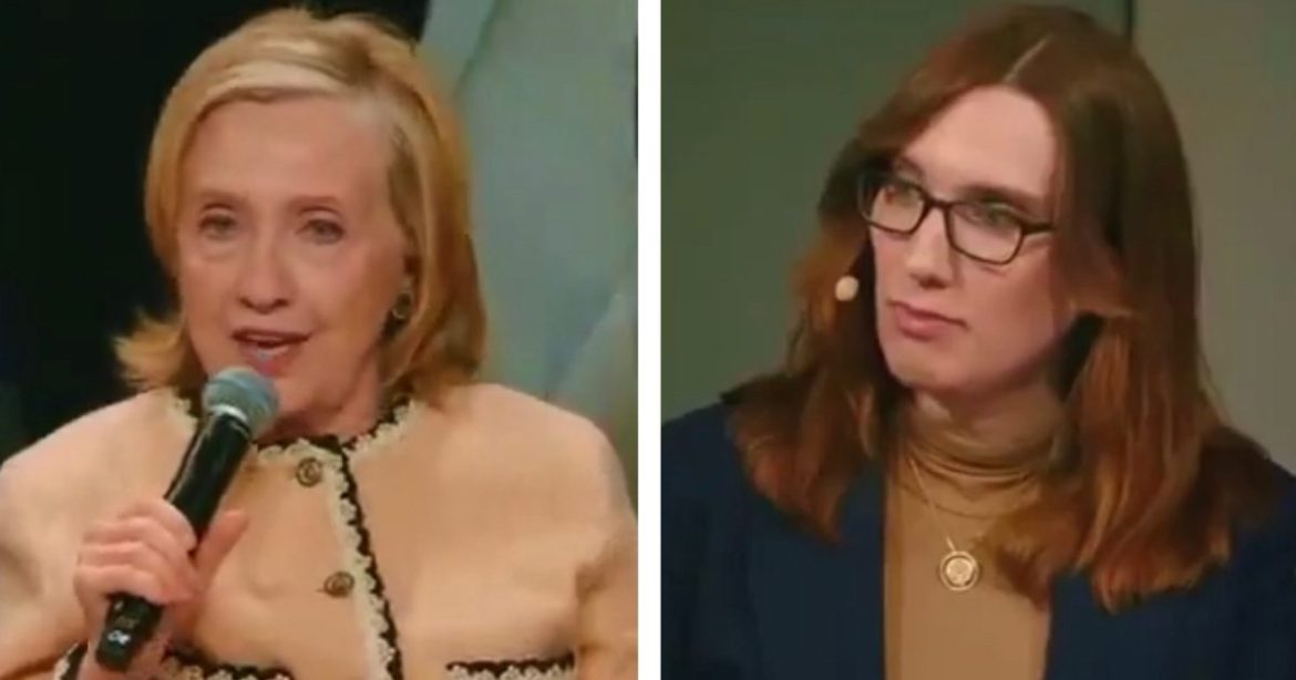 Outrage Erupts as Hillary Clinton Hosts Panel on “Fundamental Rights For Women” – and Her First Guest is a Man Pretending to be a Woman: Trans Rep. “Sarah” McBride (VIDEO)