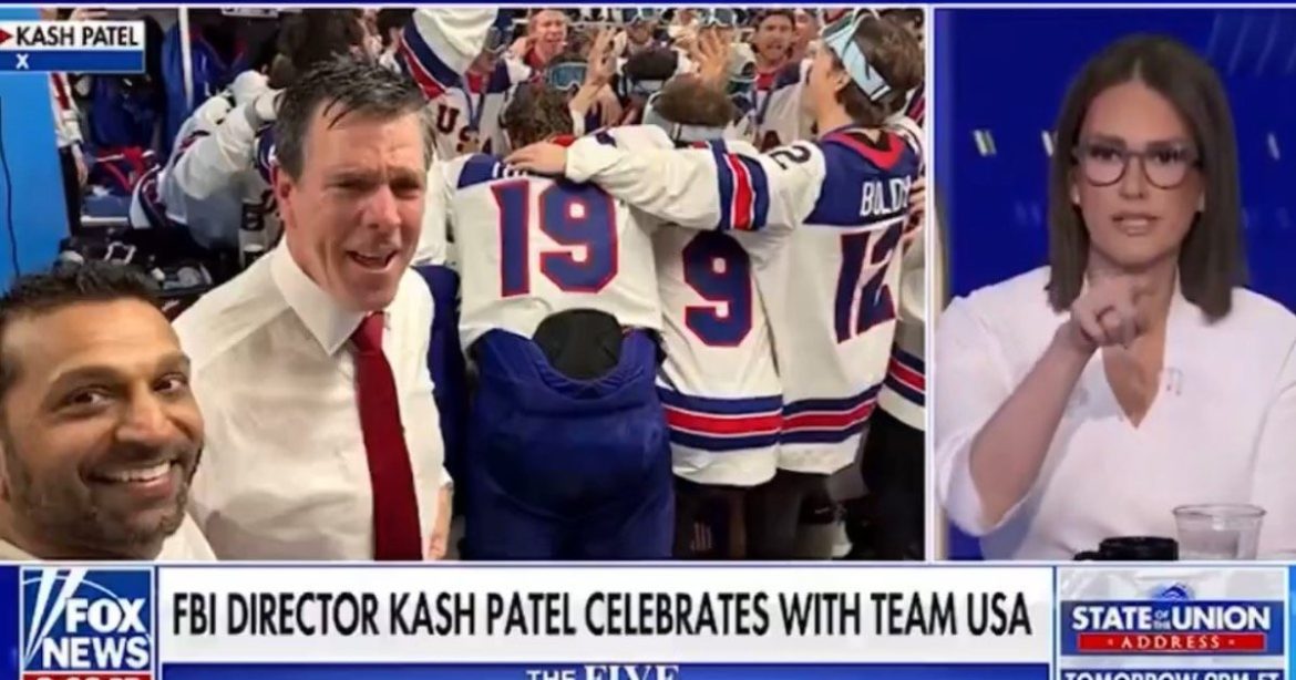 WATCH: Jesse Watters Destroys Jessica Tarlov’s Rant Over Video of Kash Patel Partying with Team USA Hockey Champs