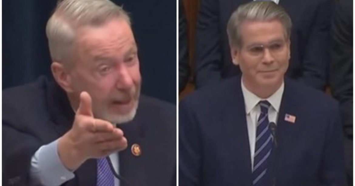 Scott Bessent Burns Rep. Stephen Lynch With a Hilarious Zinger After Triggered Democrat Goes Off on Him During Hearing (VIDEO)