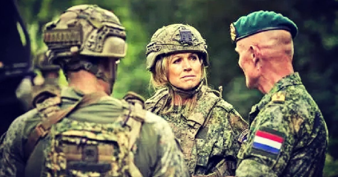 SETTING THE EXAMPLE: Dutch Queen Máxima Is Training as a Reservist in the Netherlands Armed Forces (VIDEO)