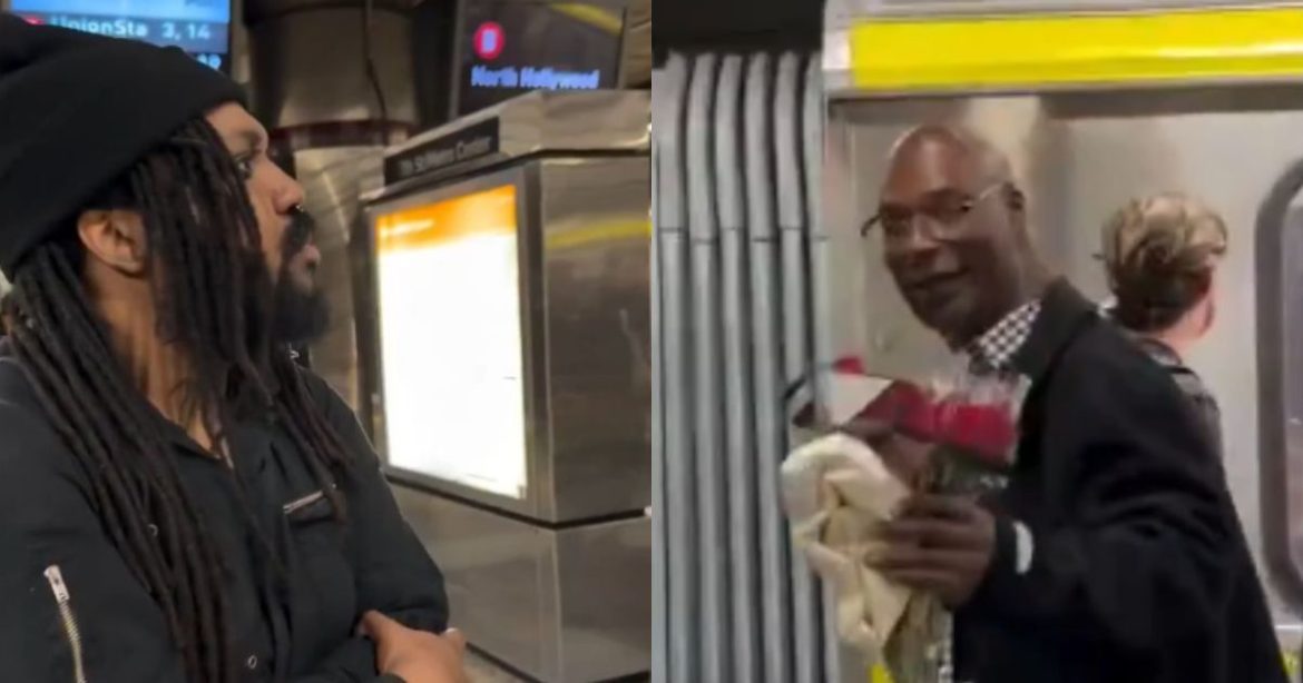 Viral Video: Black Man on LA Subway Calls Out Fellow Black Passenger Demanding ‘Whites Need to Sit in the Back’ During Black History Month