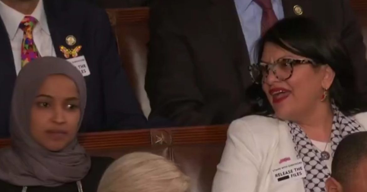 Rashida Tlaib Accused of Chanting “KKK” as Republicans Chanted “USA!” During President Trump’s State of the Union Address (Video)