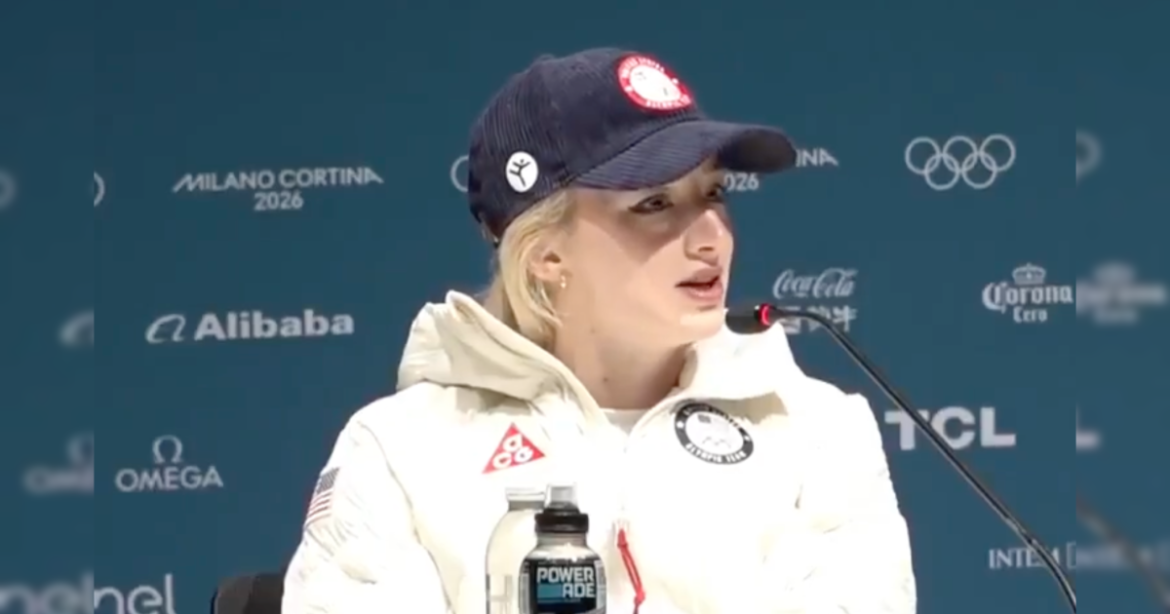 Woke Team USA Figure Skater Amber Glenn Whines About LGBTQ Issues to Reporters (Video)