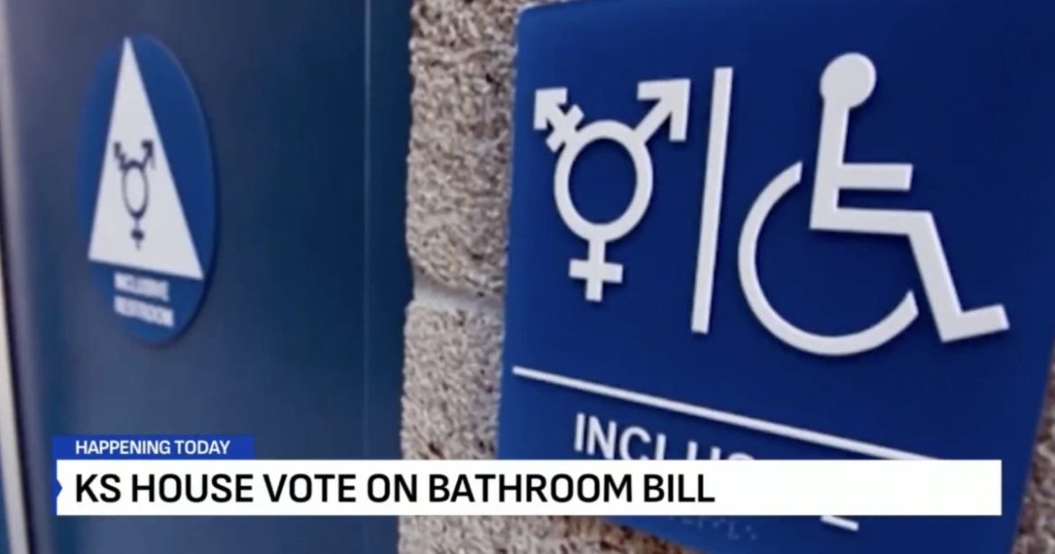 Kansas GOP OVERRIDES Dem Gov. Laura Kelly’s Veto — Enacts Law that BANS MEN from WOMEN’S Restrooms, Defines Sex at Birth, Mandates Accurate Male/Female IDs