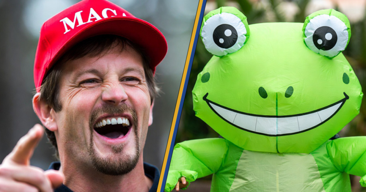 Trump Supporter CRASHES Democrat’s Tiny State of The Union Counter-Rally | Drew Hernandez