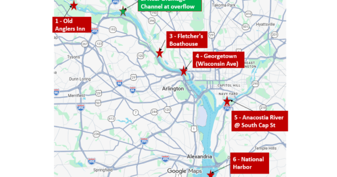 JUST IN: Trump Announces Poop Cleanup in Potomac River Nearly One Month into Major Sewage Spill That Flooded an Estimated 300 MILLION Gallons of Wastewater
