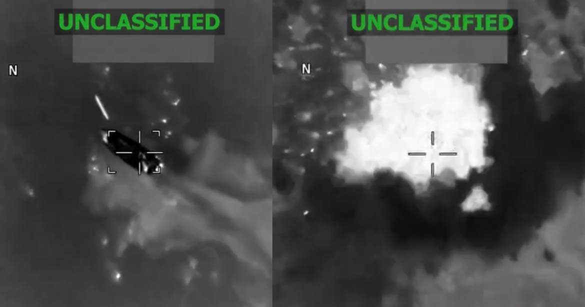 WATCH: US Strikes Caribbean Drug Boat Killing 3